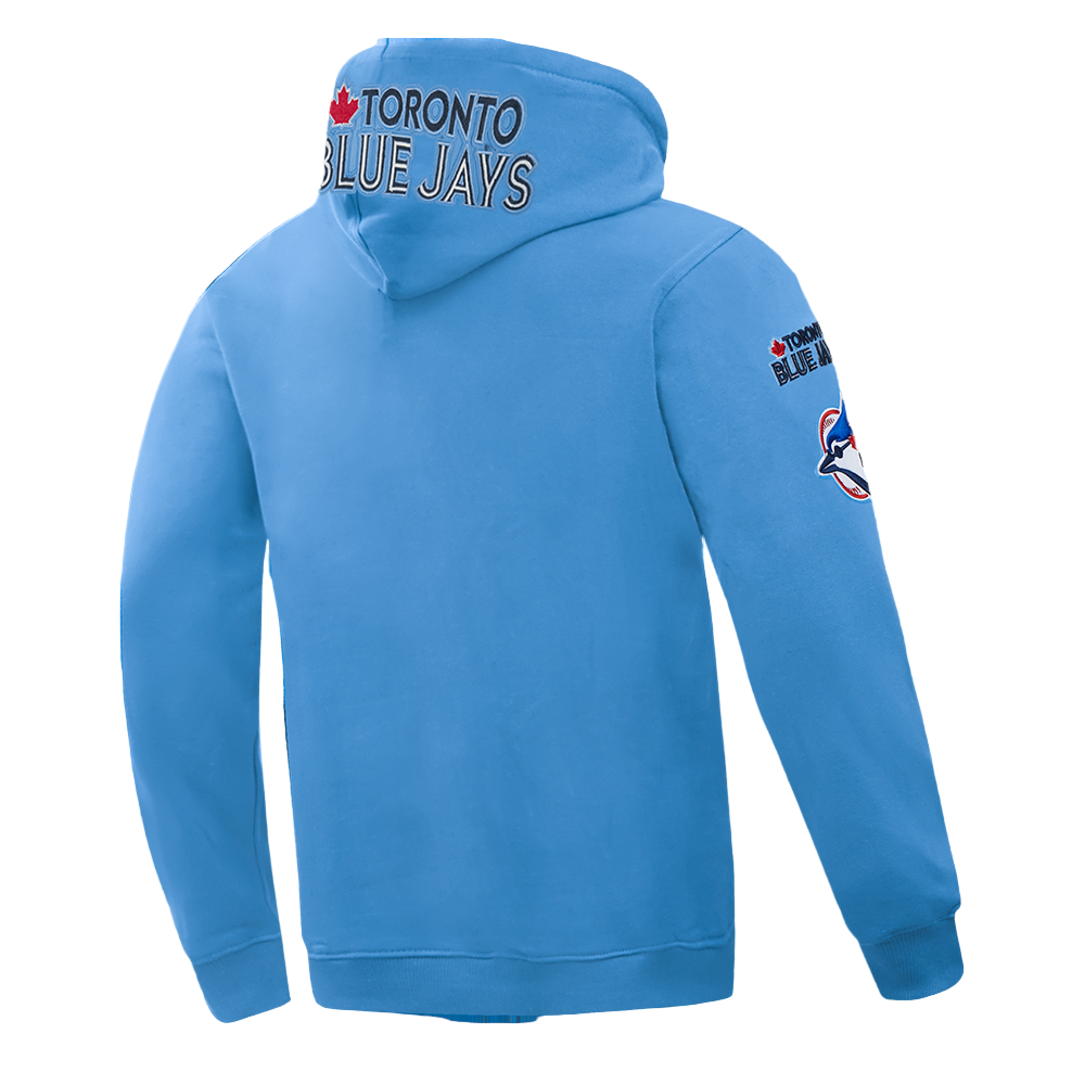 PRO STANDARD MLB TORONTO BLUE JAYS CLASSIC CHENILLE MEN'S UNIVERSITY BLUE HOODIE