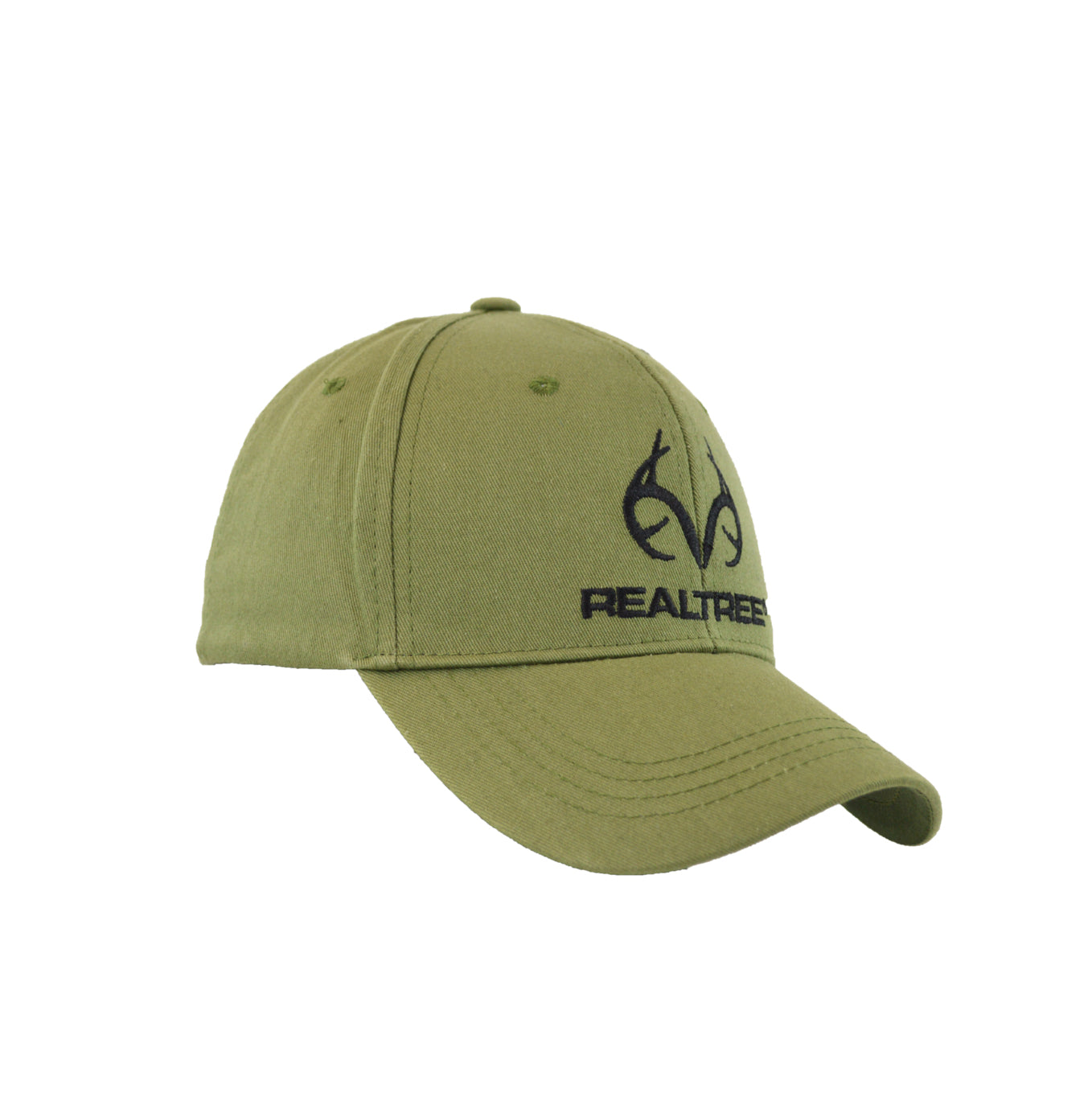 REALTREE MEN'S 3 PAIR LONG CREW SOCKS & CAP COMBO SET (OLIVE/BLACK)