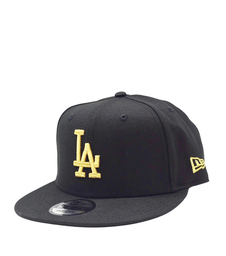 NEW ERA 9FIFTY LOS ANGELES DODGERS 40TH ANNIVERSARY BLACK/GOLD SNAPBACK HAT