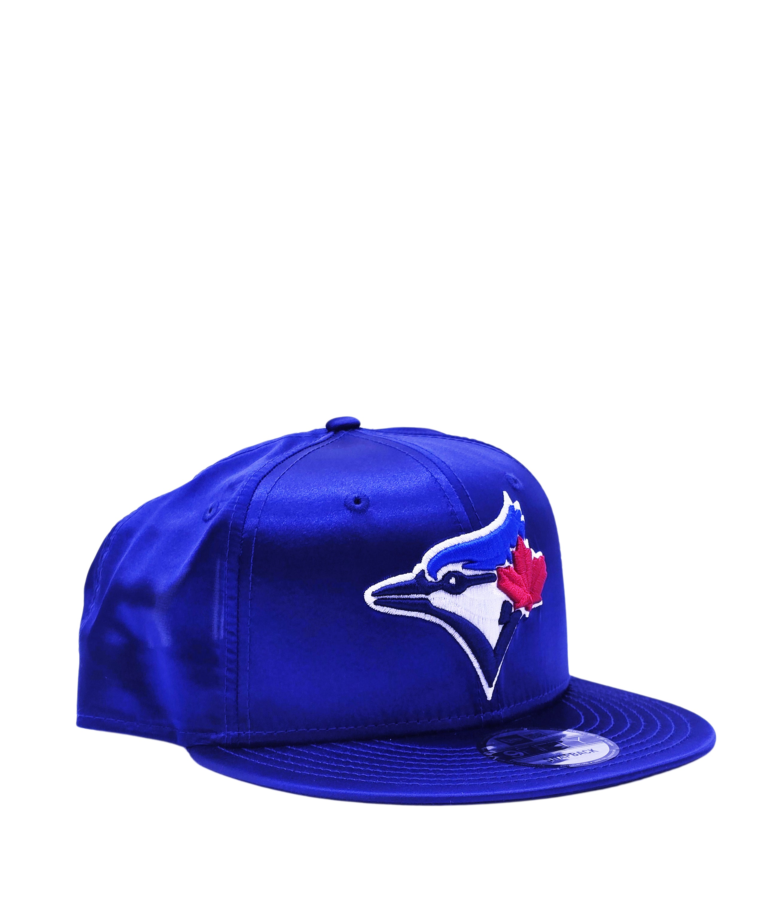 NEW ERA 9FIFTY TORONTO BLUE JAYS DARK ROYAL SATIN SNAPBACK HAT