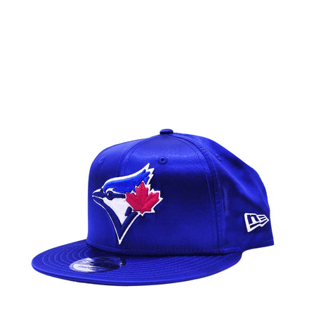 NEW ERA 9FIFTY TORONTO BLUE JAYS DARK ROYAL SATIN SNAPBACK HAT