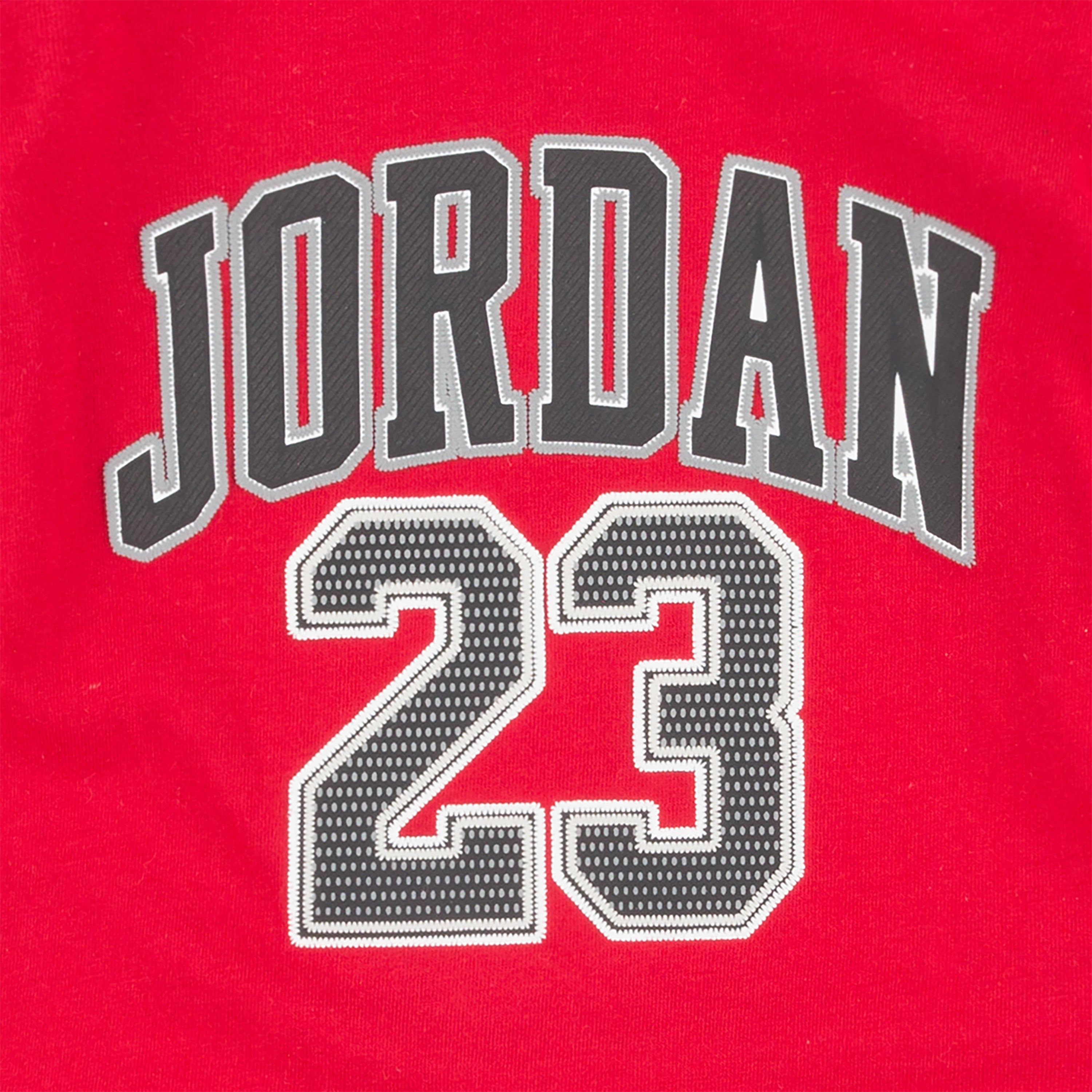 JORDAN NEWBORN ROMPER & BOOTIE SET (RED SIZE 0-6 MONTHS)