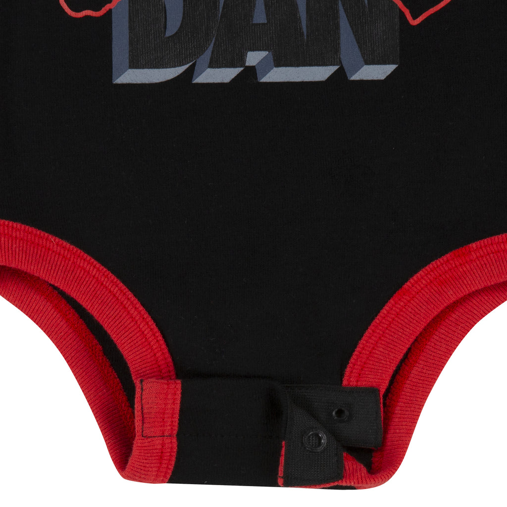 JORDAN BABY 3-PIECE BOX SET (BLACK/RED)