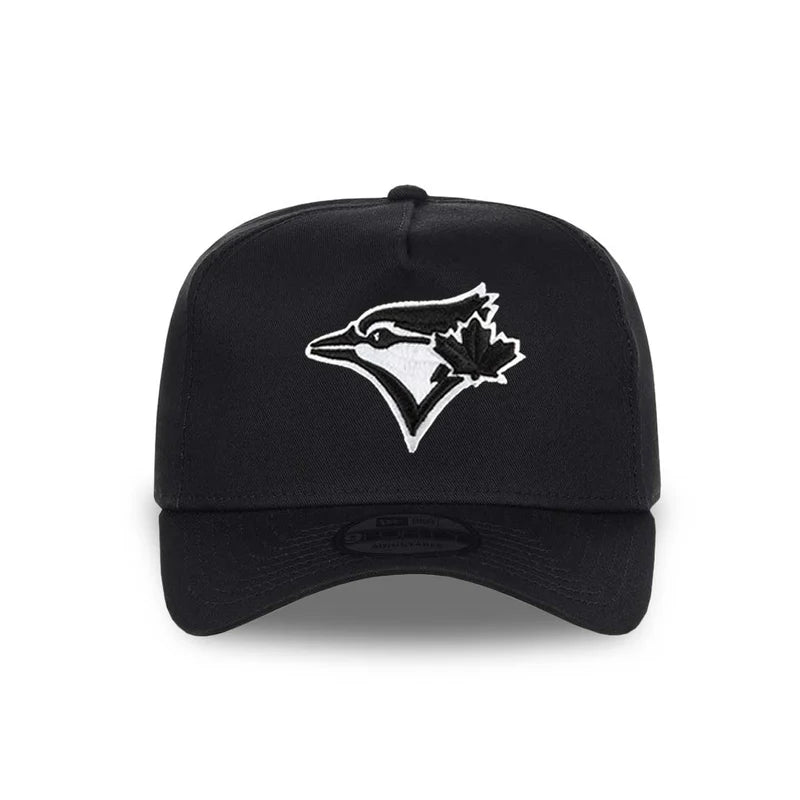 NEW ERA 9FORTY A-FRAME TORONTO BLUE JAYS BLACK/WHITE SNAPBACK CAP