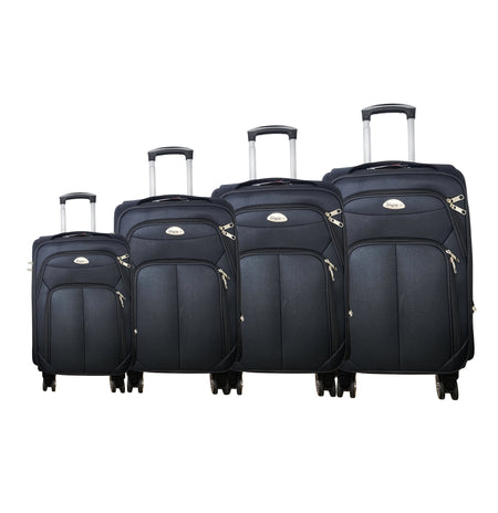 MAPLE+ SOFT COVER LUGGAGES (BLACK)