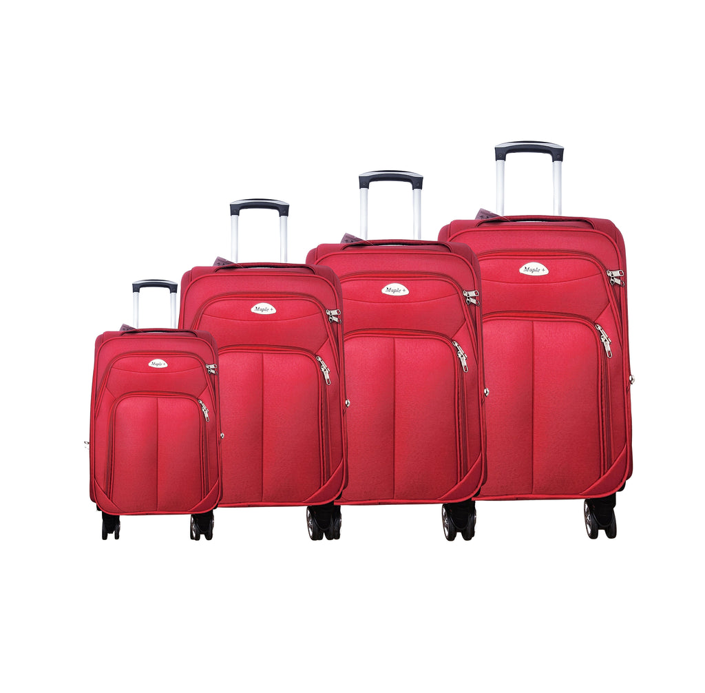 MAPLE+ SOFT COVER LUGGAGES (RED)