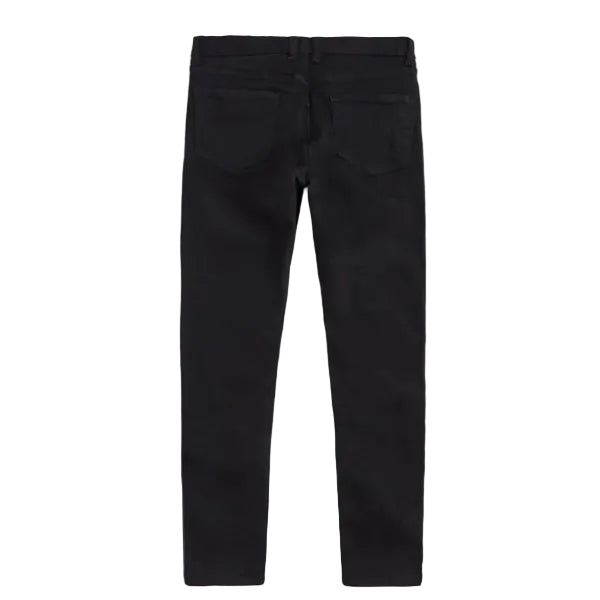 STONED OUT RHINESTONE ALL BLACK DENIM JEANS