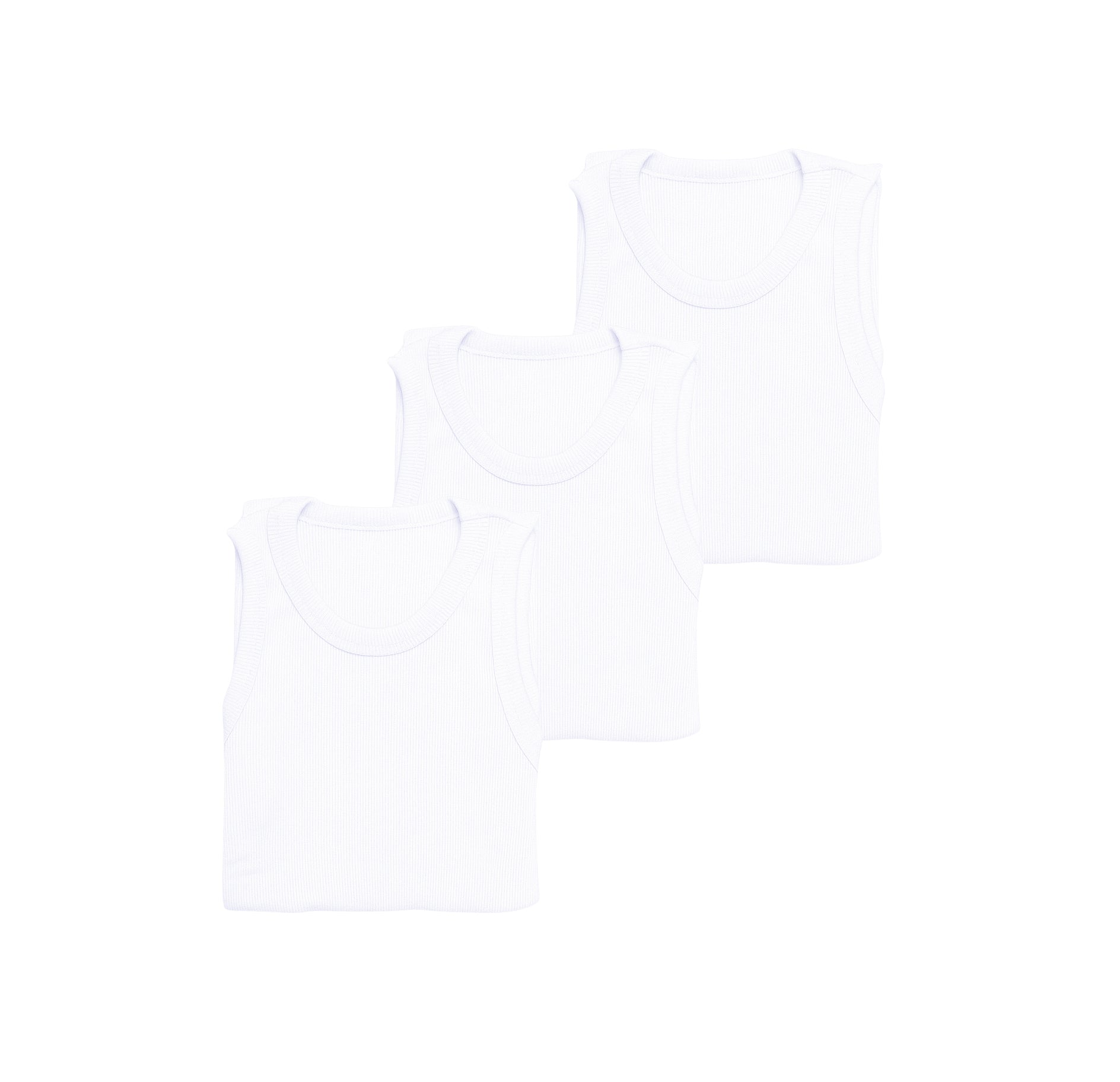 MEN'S BASICS 3-PIECE MARINA TANK TOPS VALUE PACK (WHITE)