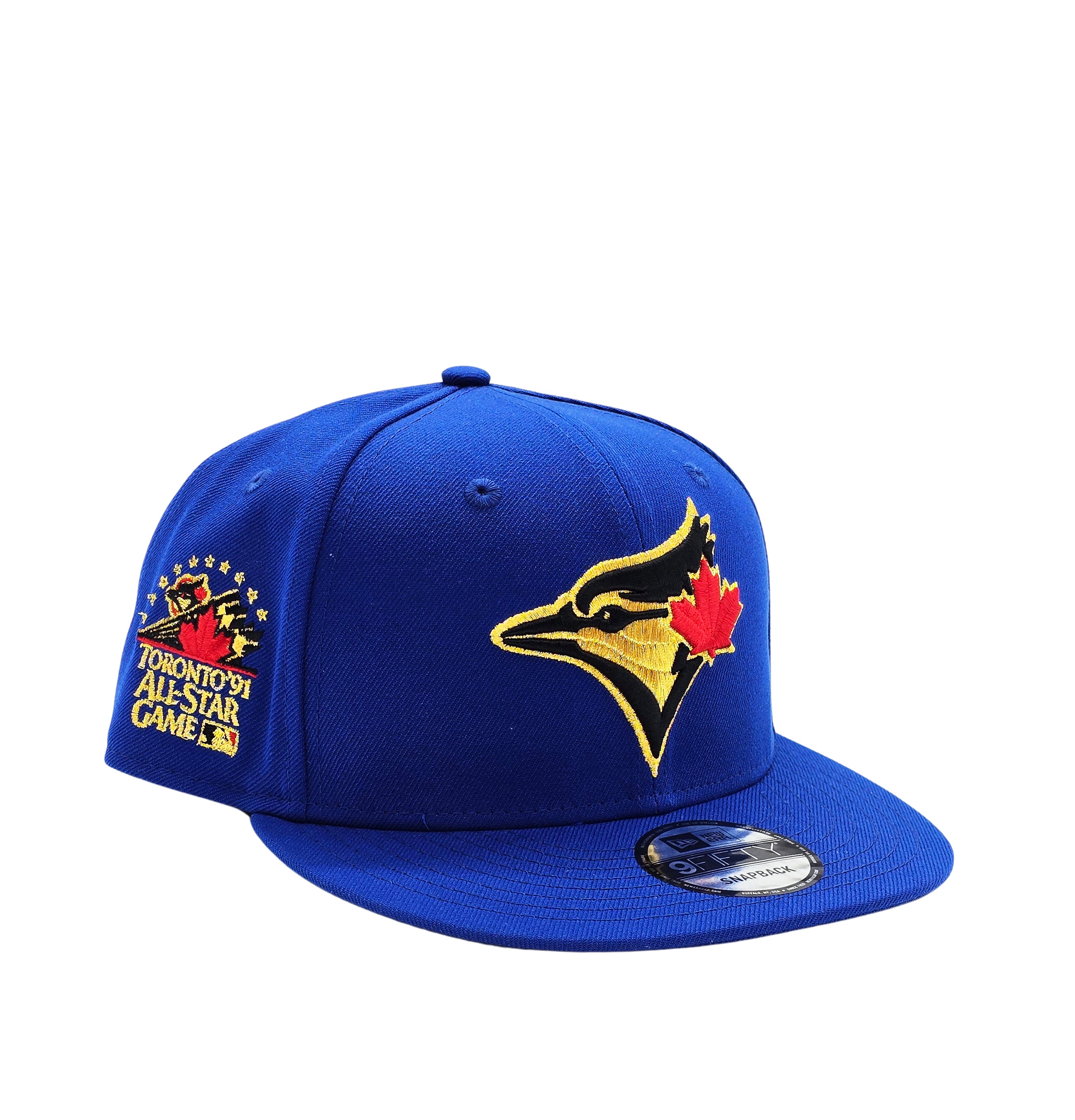 NEW ERA 9FIFTY MLB TORONTO 1991 ALL STAR GAME TORONTO BLUE JAYS ROYAL BLUE/GOLD SNAPBACK HAT