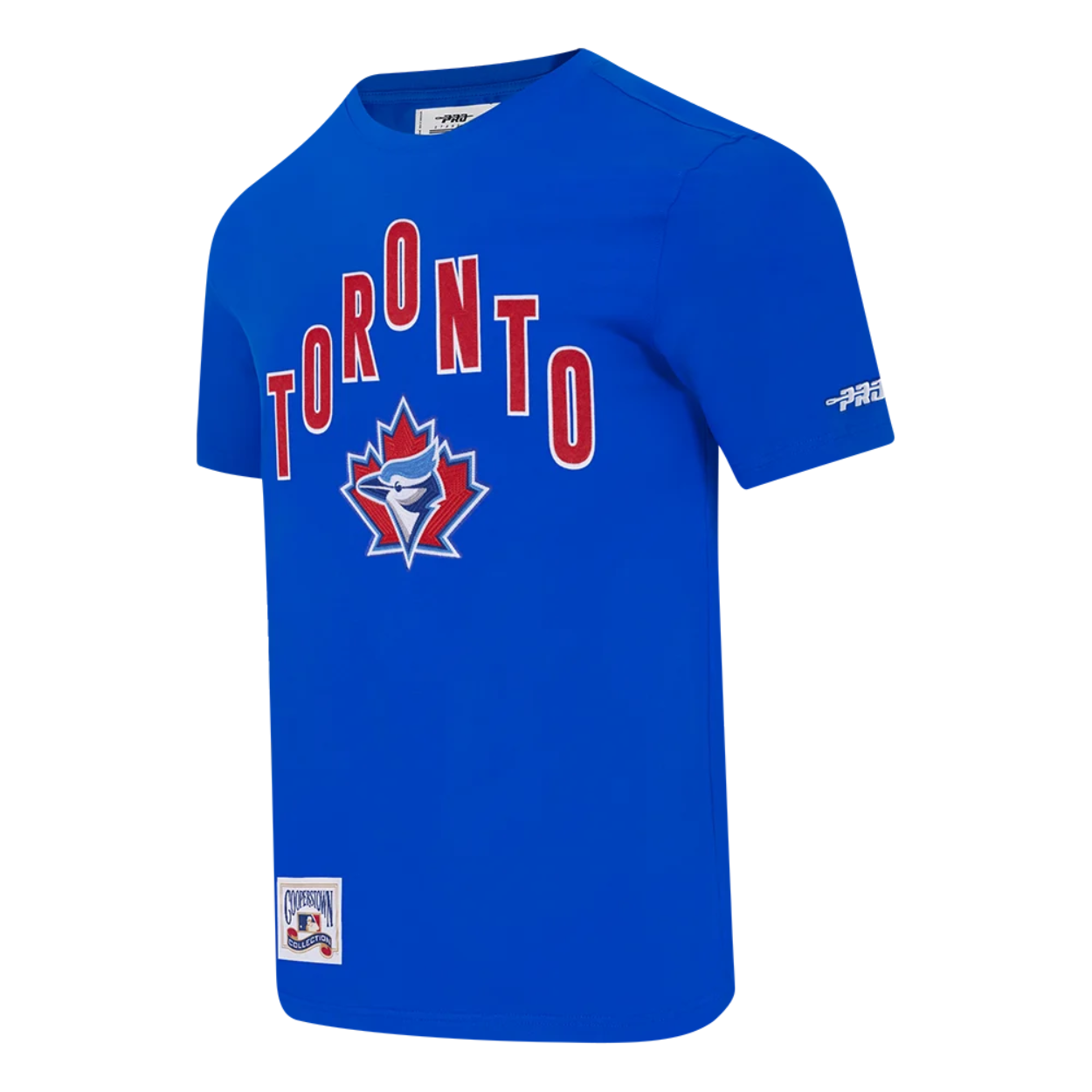 PRO STANDARD MEN'S MLB TORONTO BLUE JAYS RETRO LOGO CLASSIC CHENILLE ROYAL BLUE T-SHIRT