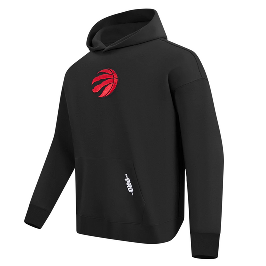 PRO STANDARD MEN'S NBA EASTERN CONFERENCE TORONTO RAPTORS BLACK & RED PULLOVER HOODIE