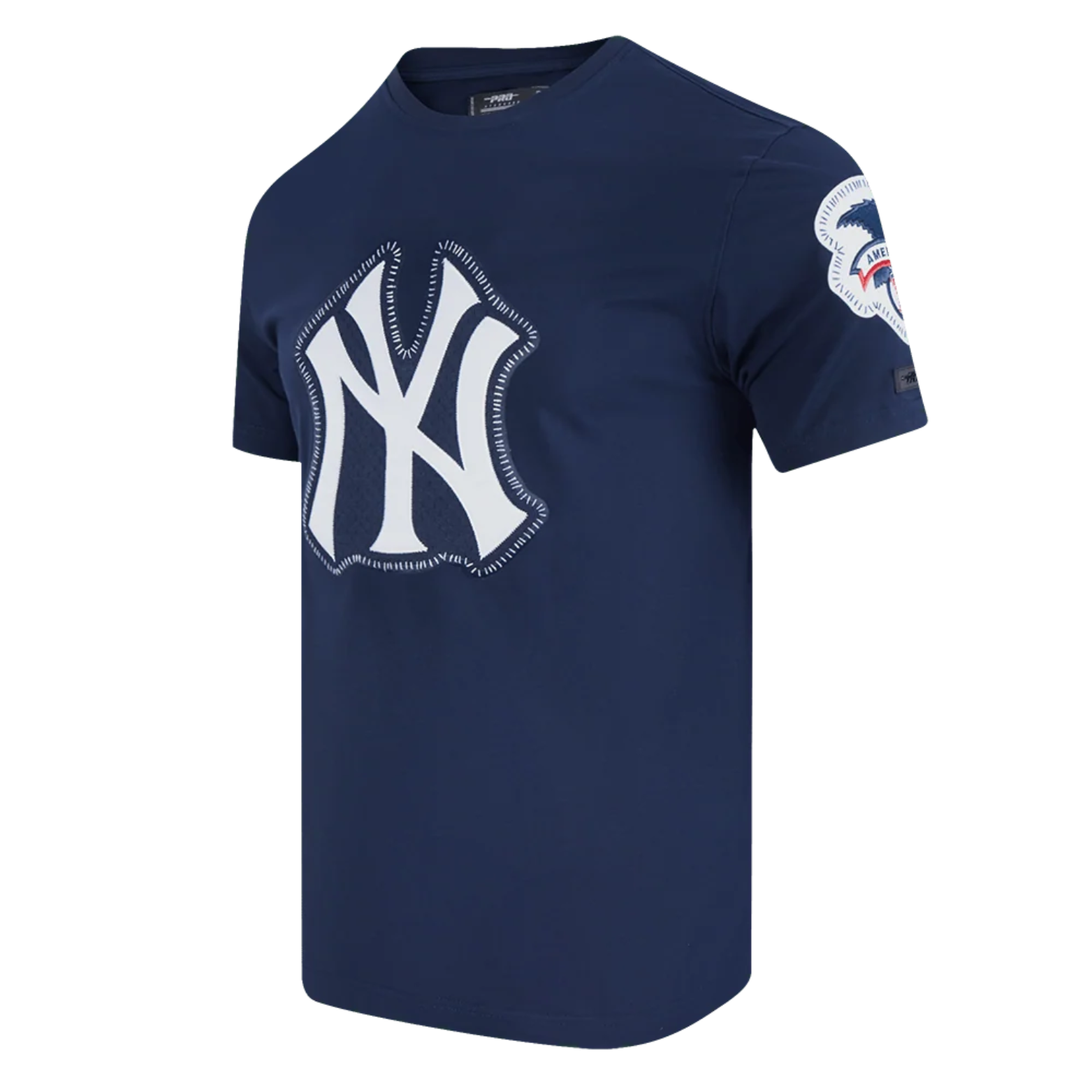 PRO STANDARD MEN'S MLB NEW YORK YANKEES DIY PICK STITCH SINGLE JERSEY NAVY BLUE T-SHIRT