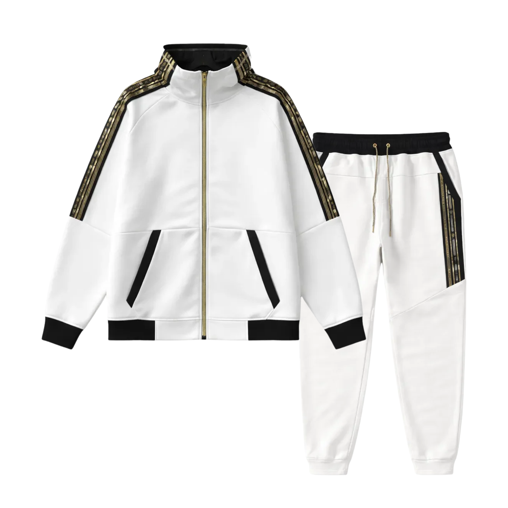 2 PCS MENS GOLD TAPE TRACKSET (BIG&TALL)