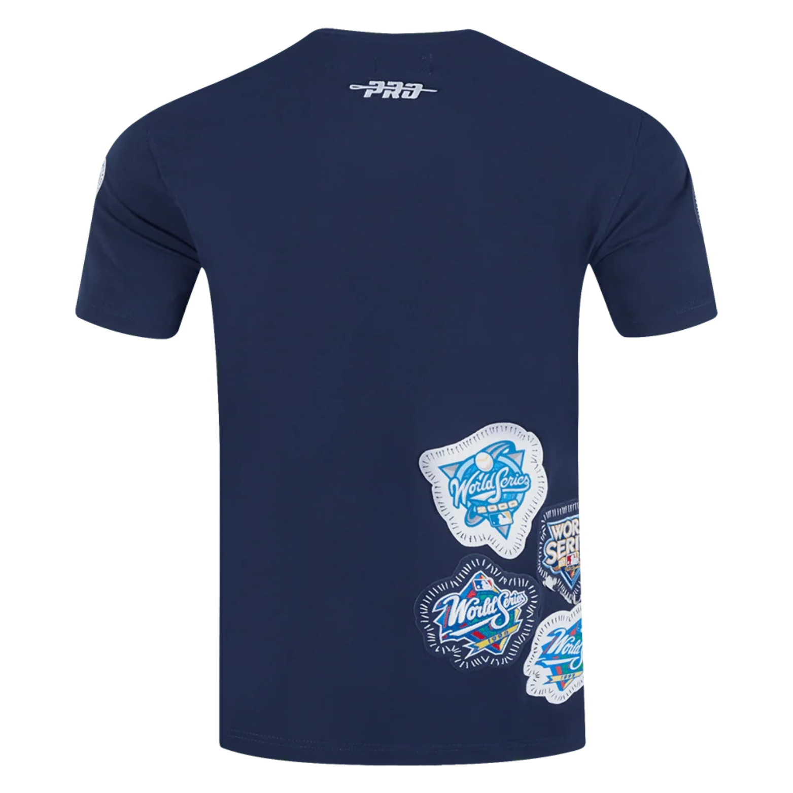 PRO STANDARD MEN'S MLB NEW YORK YANKEES DIY PICK STITCH SINGLE JERSEY NAVY BLUE T-SHIRT