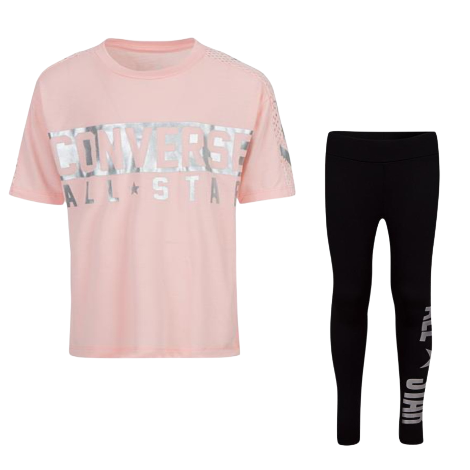CONVERSE 2 PCS GIRLS LEGGING SET (4-7 YEARS)