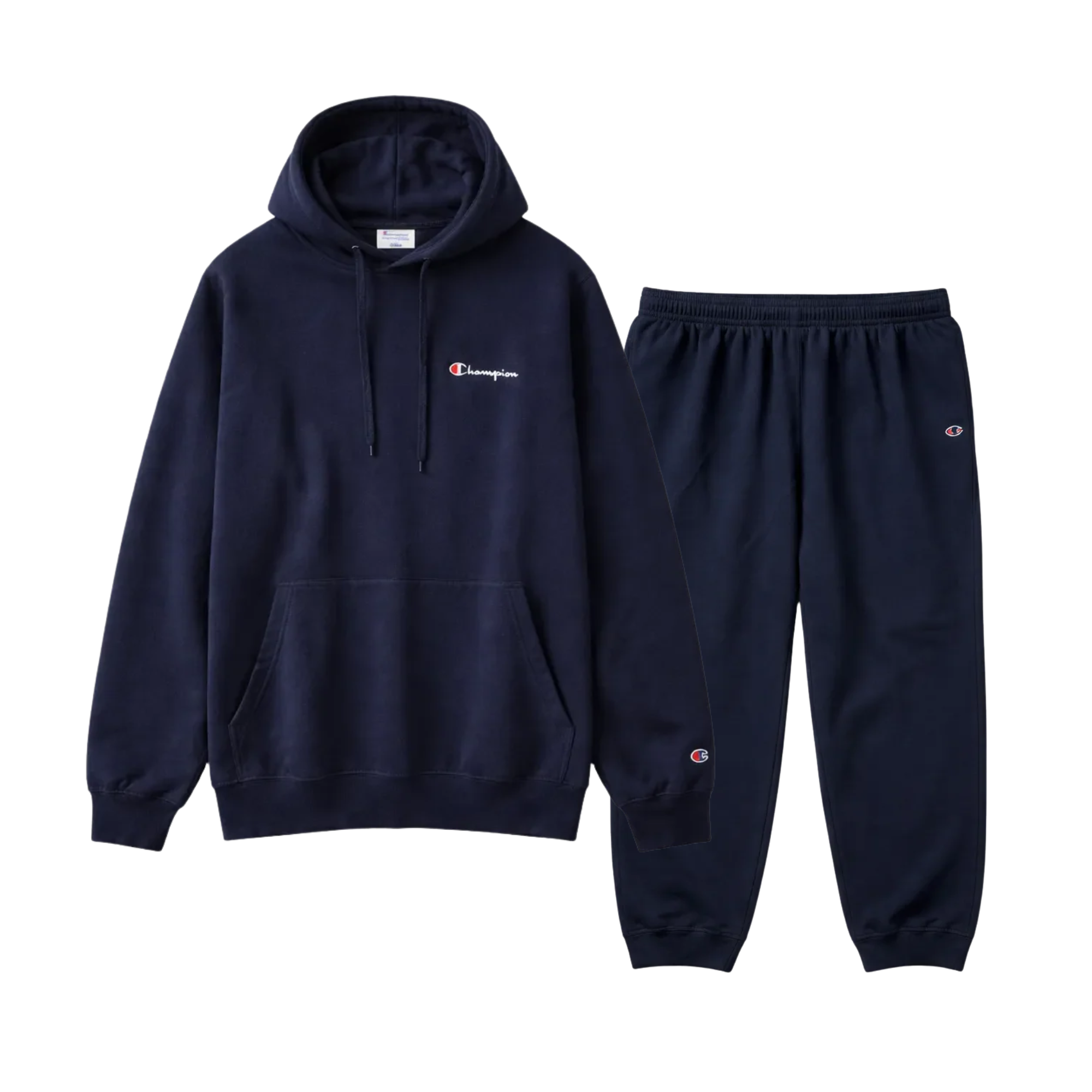 CHAMPION EMBROIDED LOGO TRACKSUIT (BIG&TALL) (NAVY)