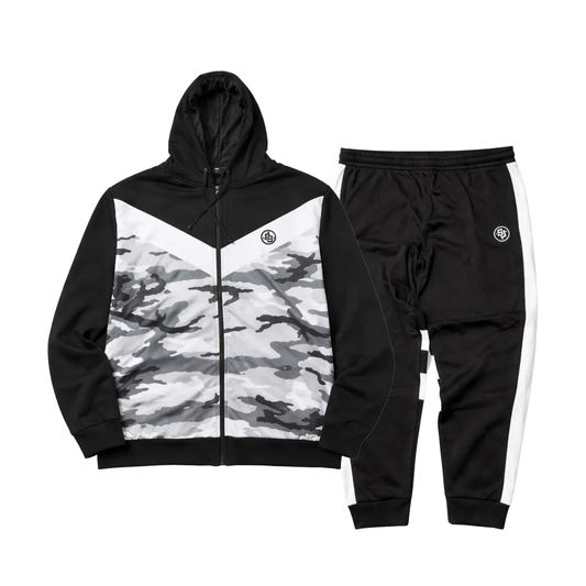 SEAN JOHN MEN'S BIG & TALL TRACK SET (BLACK)