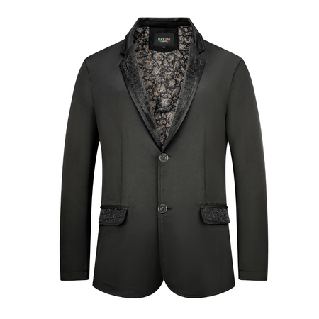 PAVINI MEN'S BLAZER JACKET (BLACK)