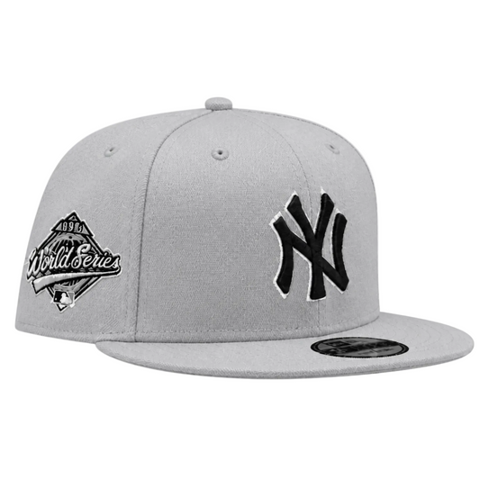 NEW ERA 9FIFTY NEW YORK YANKEES 1996 WORLD SERIES HEATHER GREY SNAPBACK HAT