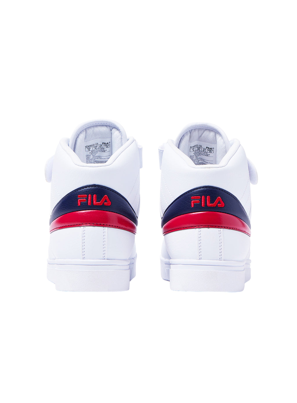 FILA WOMEN'S VULC 13 HIGH TOP SHOES (WHITE)