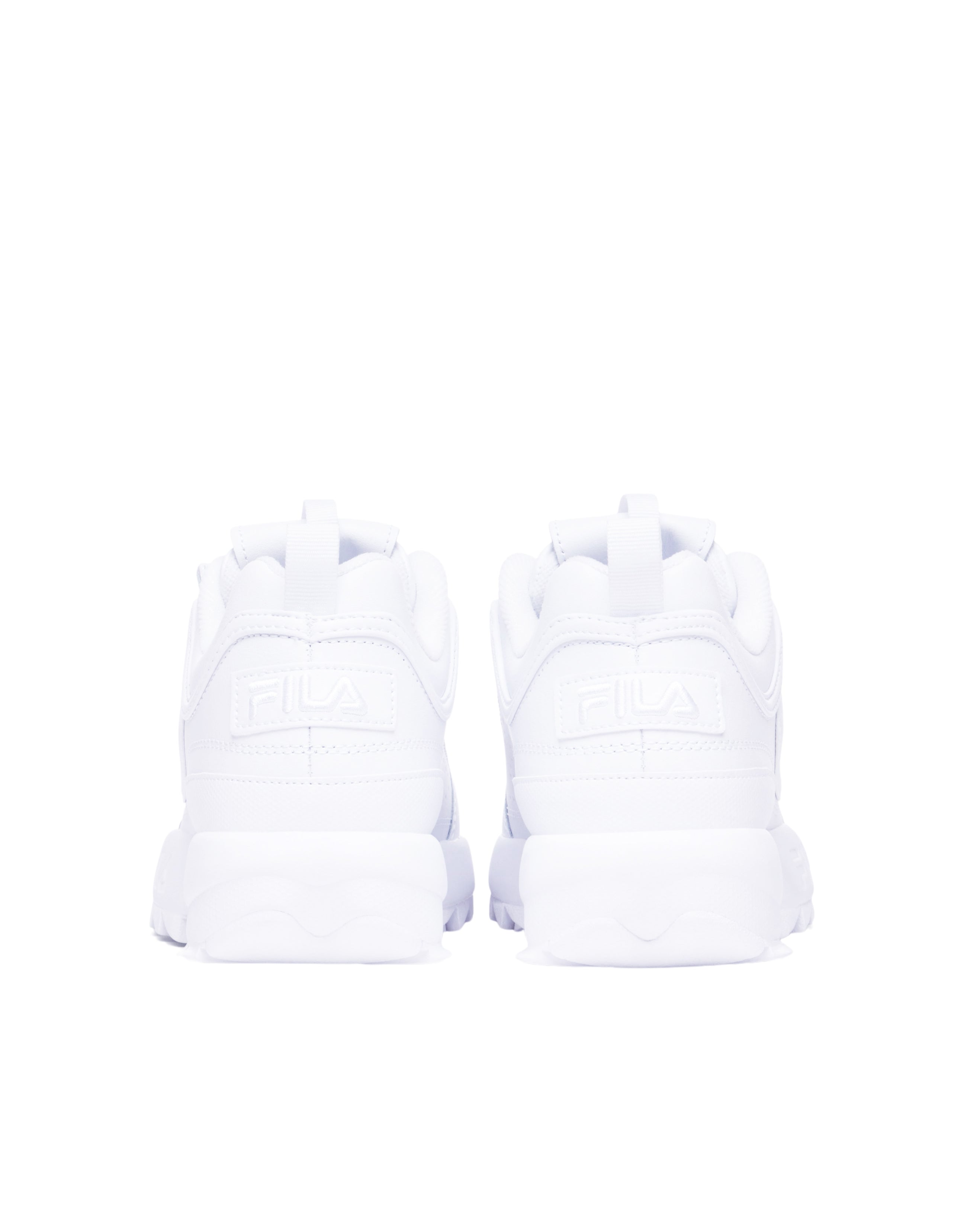 FILA WOMEN'S DISRUPTOR II PREMIUM SHOES (WHITE)