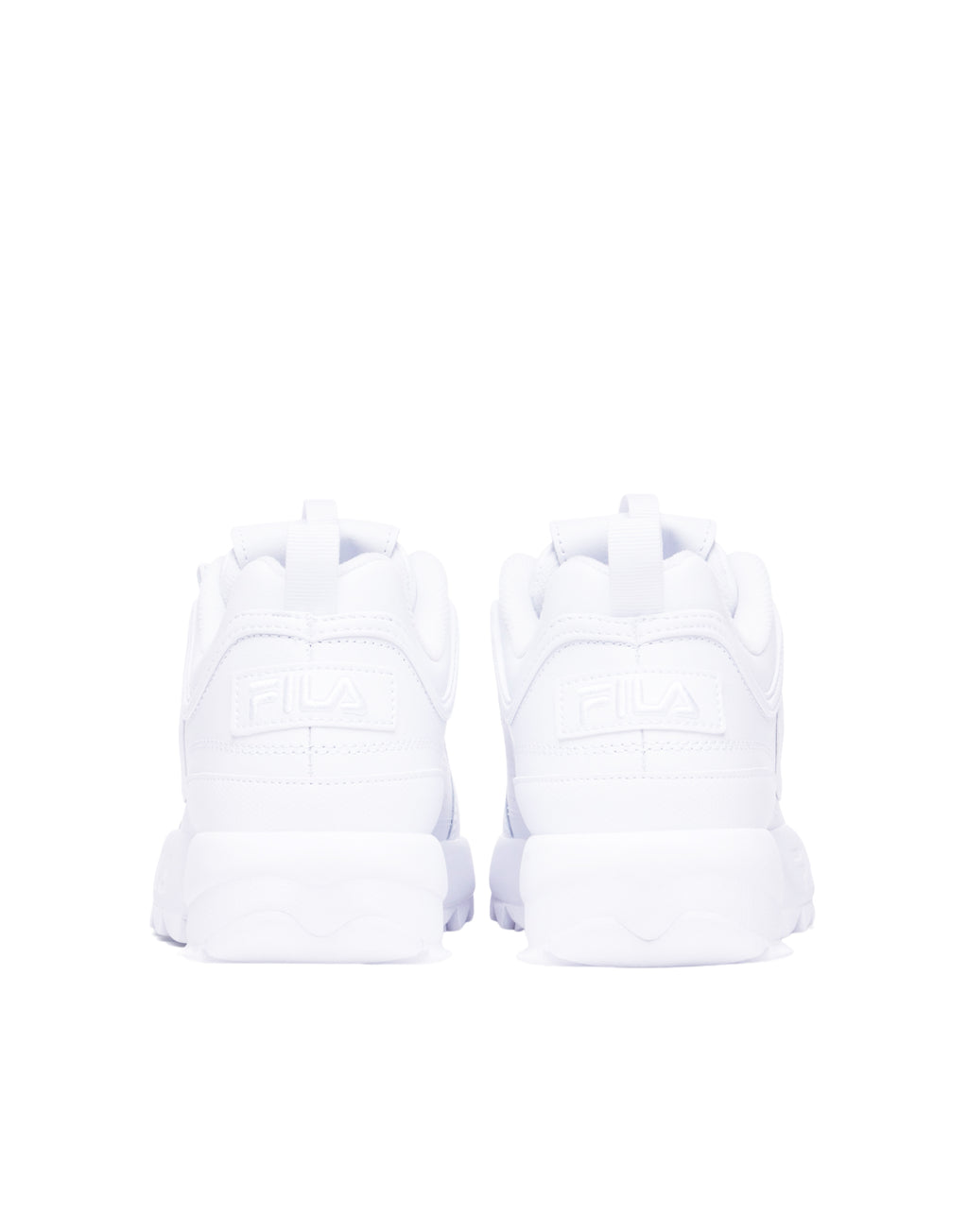 FILA WOMEN'S DISRUPTOR II PREMIUM SHOES (WHITE)