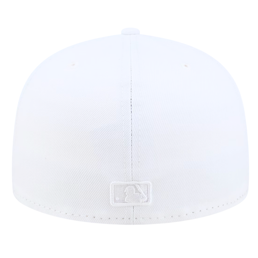 NEW ERA 59FIFTY TORONTO BLUE JAYS ALL WHITE FITTED HAT