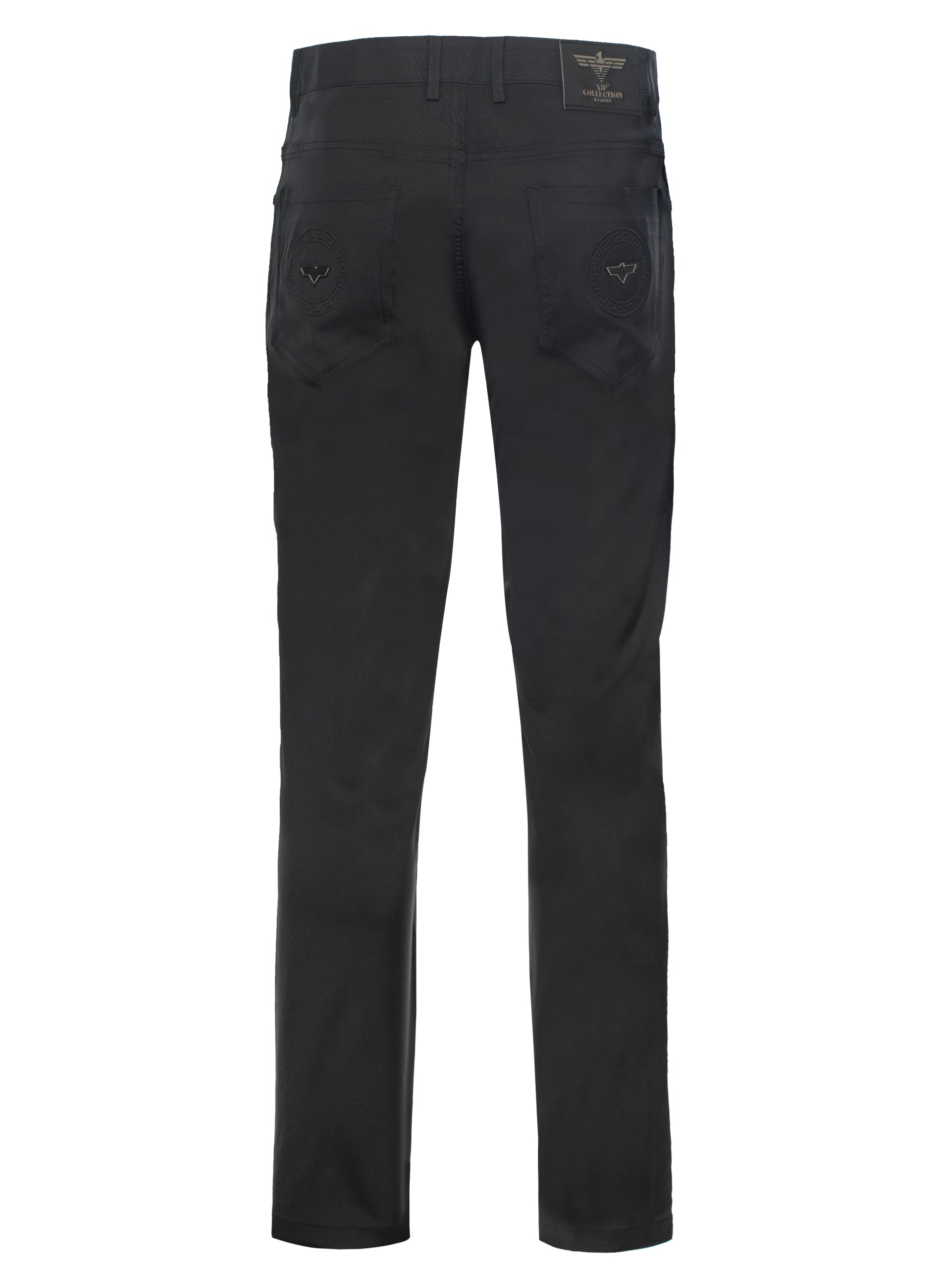 VIP COLLECTION MEN'S FORMAL PREMIUM PANTS (BLACK VCP-2)