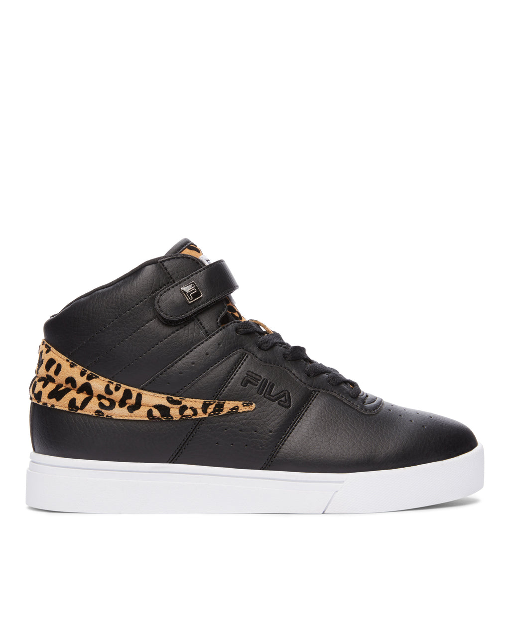 FILA WOMEN'S VULC 13 WILD HIGH TOP SHOES (BLACK/BROWN)