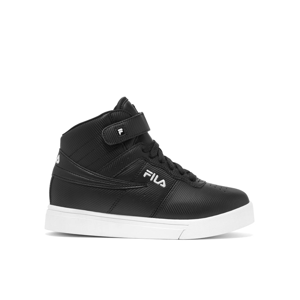 KIDS FILA VULC 13 DIAMO HIGH TOP SHOES (BLACK)