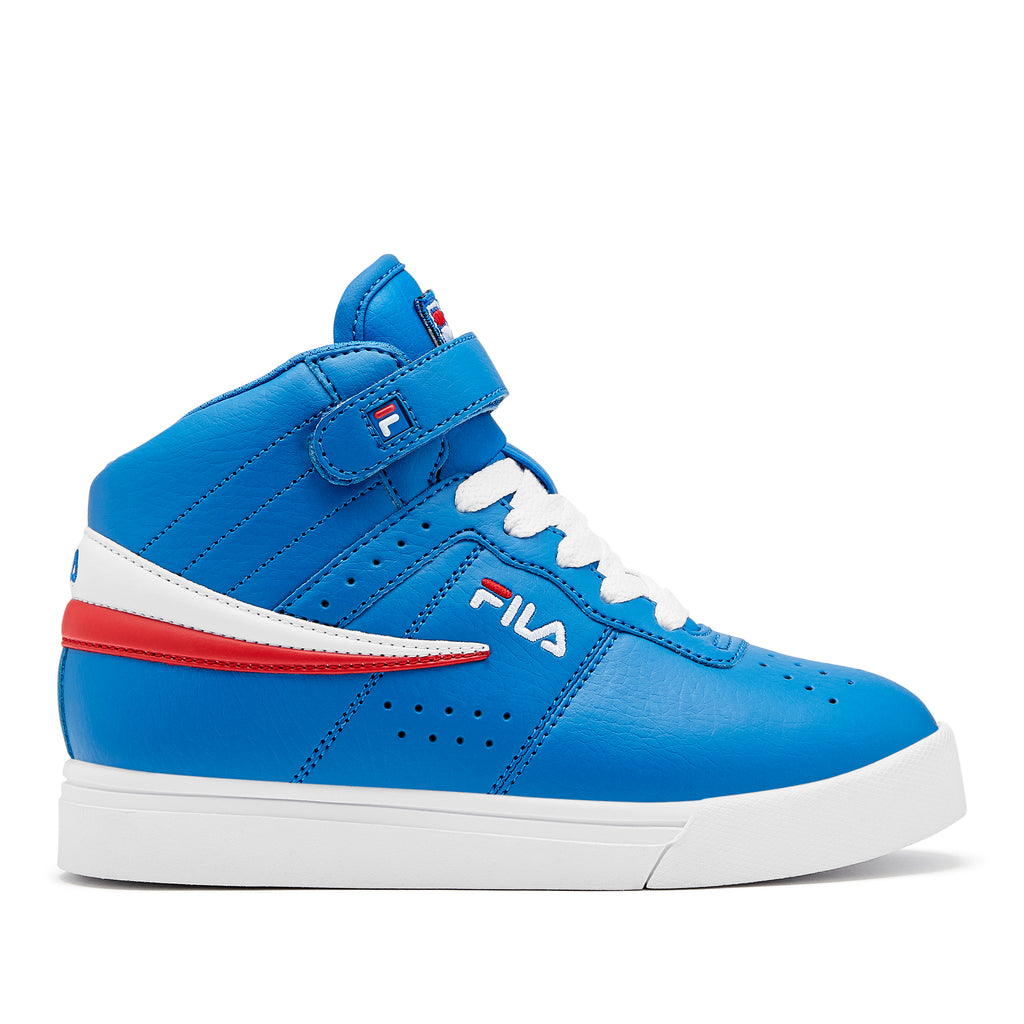 KIDS FILA VULC 13 HIGH TOP SHOES (ROYAL BLUE)