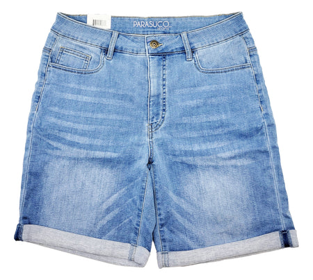 WOMEN PARASUCO STRETCH DENIM SHORTS