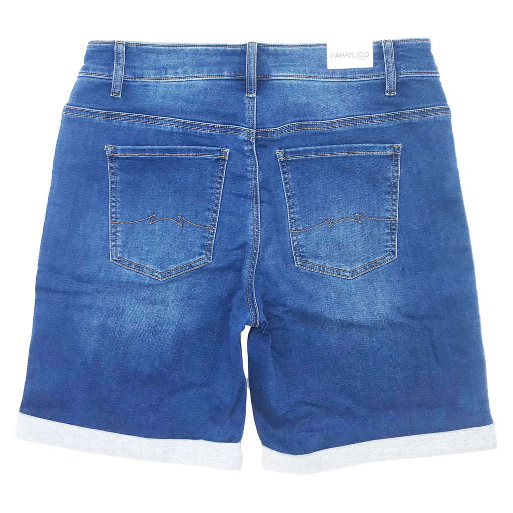 WOMEN PARASUCO STRETCH DENIM SHORTS