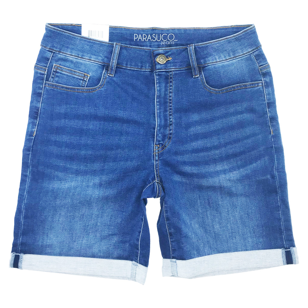 WOMEN PARASUCO STRETCH DENIM SHORTS