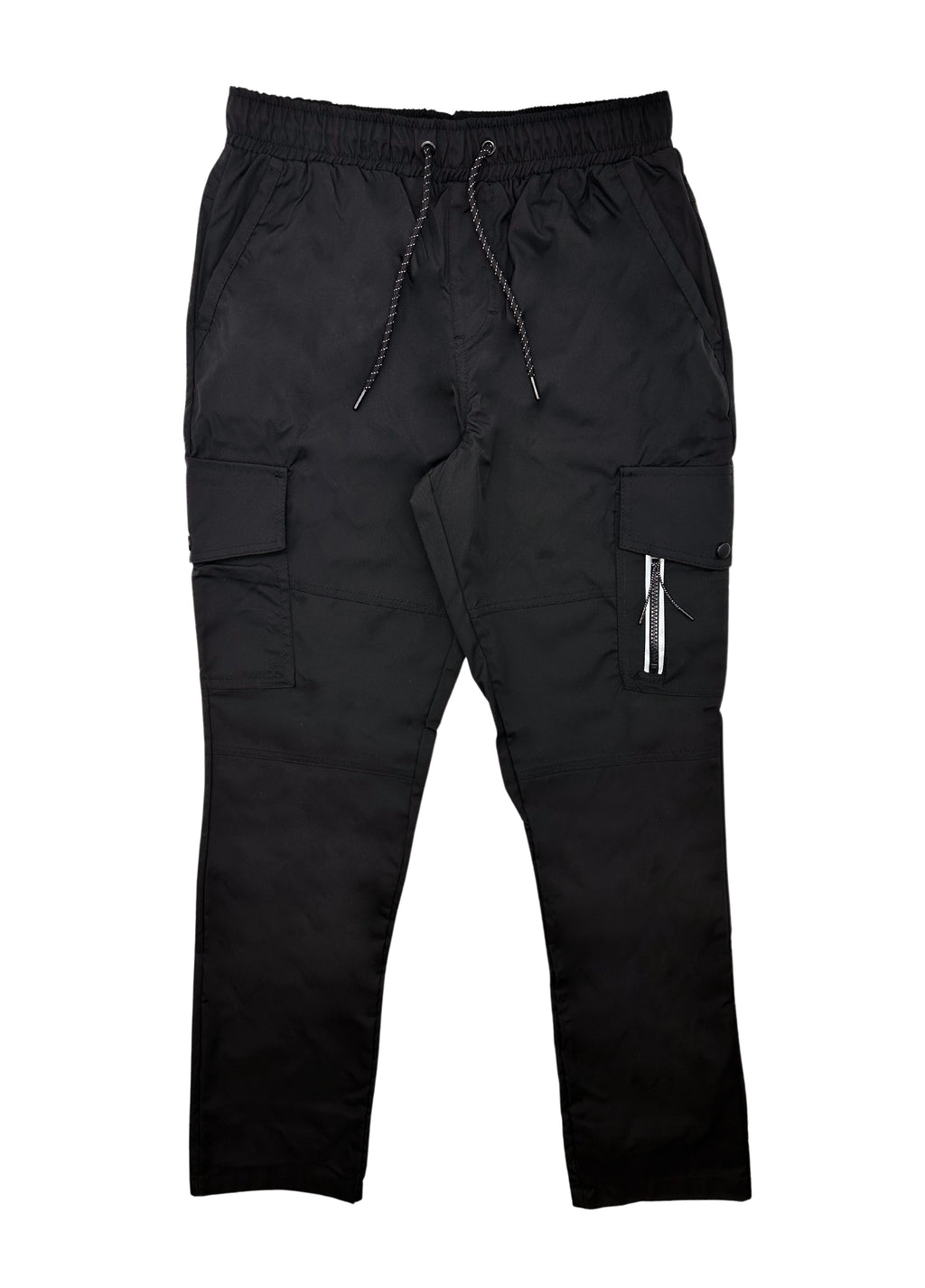 WT02 TECH WOVEN CARGO PANTS (BLACK)