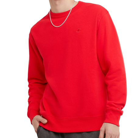 CHAMPION CORE LOGO CREWNECK (RED)