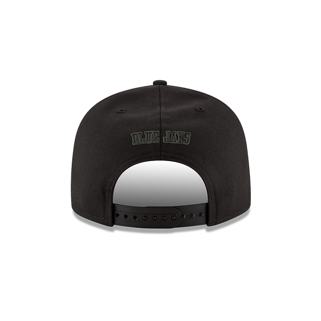 9FIFTY TORONTO BLUE JAYS RED LEAF LOGO ON BLACK SNAPBACK (BLACK)