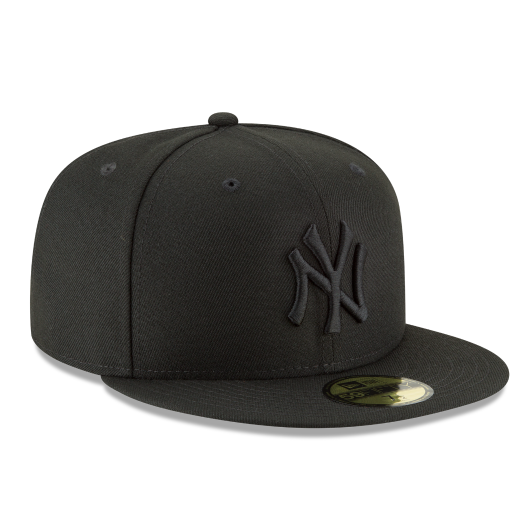 NEW YORK YANKEES NEW ERA BLACK 59FIFTY FITTED HAT
