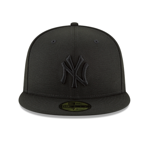 NEW YORK YANKEES NEW ERA BLACK 59FIFTY FITTED HAT