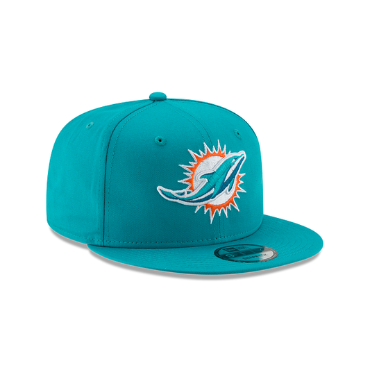 9FIFTY NEW ERA MIAMI DOLPHINS TEAL SNAPBACK HAT