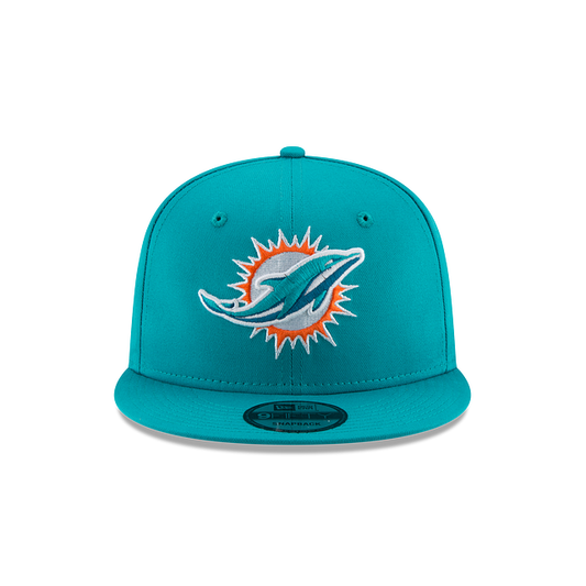 9FIFTY NEW ERA MIAMI DOLPHINS TEAL SNAPBACK HAT