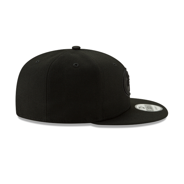 NEW ERA 9FIFTY NFL SAN FRANCISCO 49ERS ALL BLACK SNAPBACK HAT