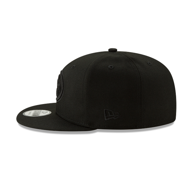 NEW ERA 9FIFTY NFL SAN FRANCISCO 49ERS ALL BLACK SNAPBACK HAT
