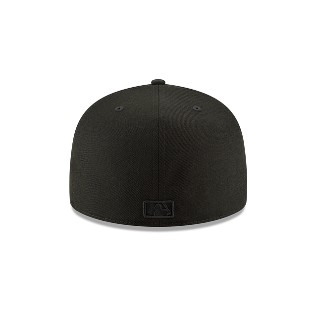 MEN'S TORONTO BLUE JAYS 5950 FITTED BLACK ON BLACK HAT