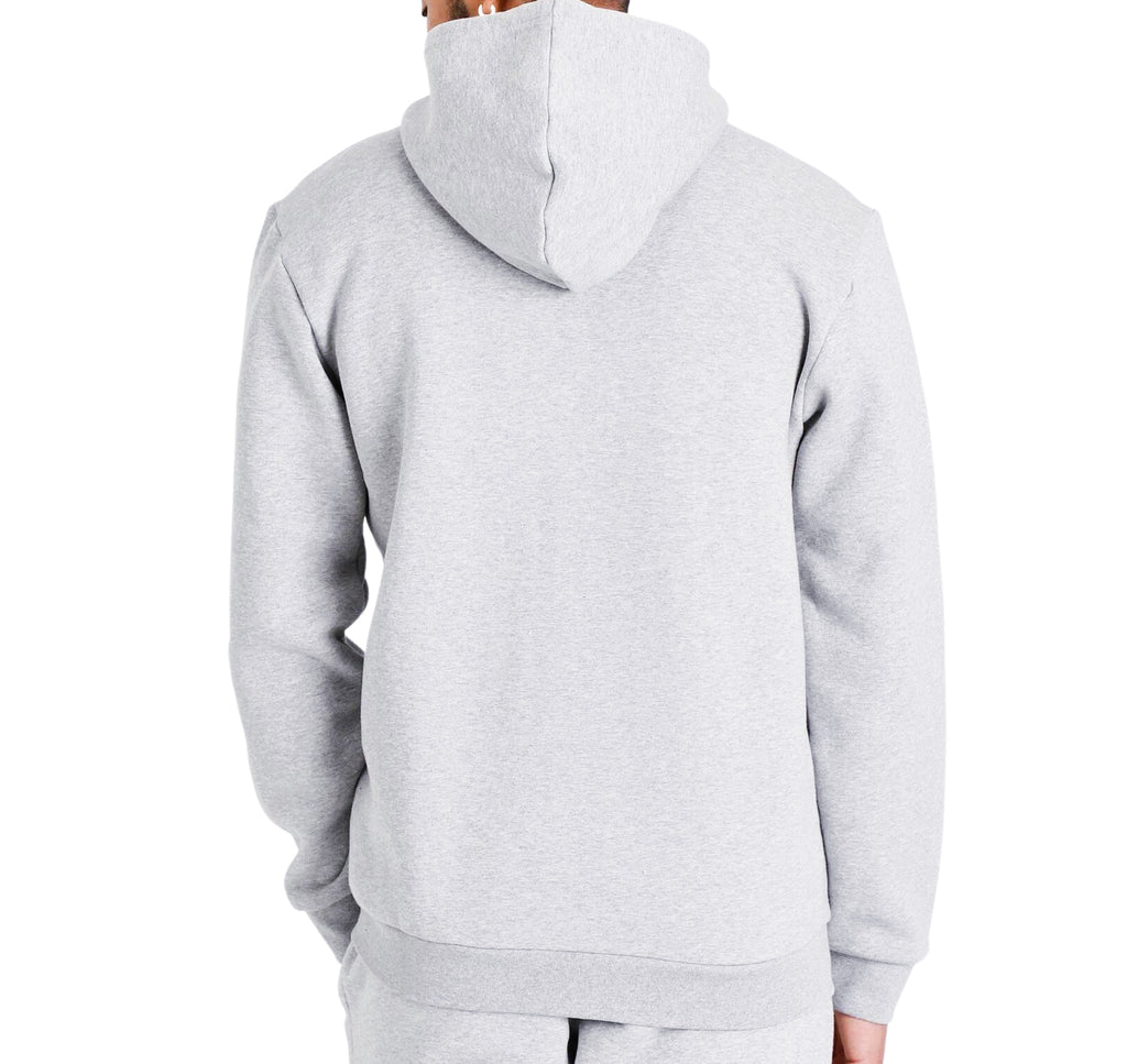 ADIDAS CORE LOGO ESSENTIAL HOODIE (GREY)