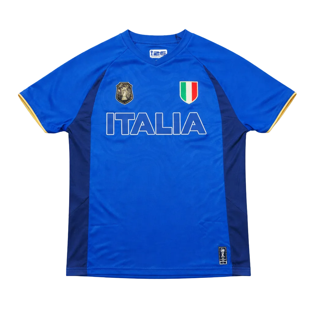 FIFA WORLD CUP 2026 ITALY NATIONAL TEAM UNISEX ADULT ROYAL BLUE SOCCER JERSEY