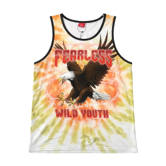 VICTORIOUS EAGLE TIE DYE TANK TOP