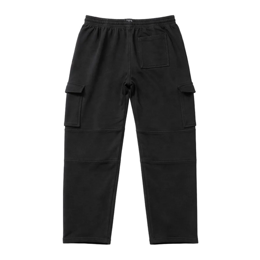 AGILE MEN'S CARGO FLEECE JOGGERS (BLACK)