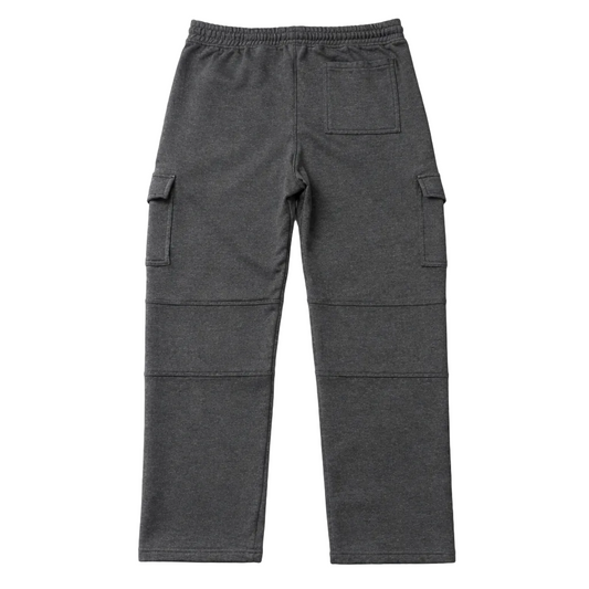 AGILE MEN'S CARGO FLEECE JOGGERS (CHARCOAL)