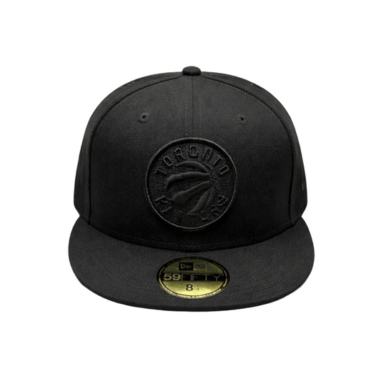 MEN'S TORONTO RAPTORS 5950 FITTED BLACK ON BLACK